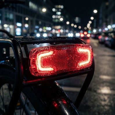 Busch+Méller Toplight 2C Plus LED-Récklicht fér Gepäckträgermontage, dynamobetrieben,