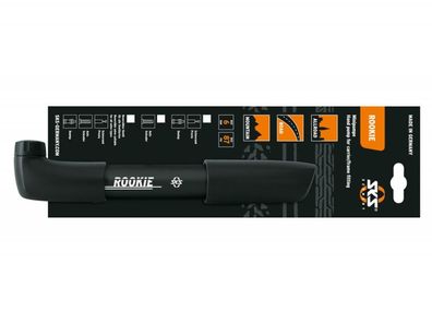 SKS Minipumpe Rookie schwarz - reversibel 265-280 mm - passend fér DV/AV/SV - ideal f