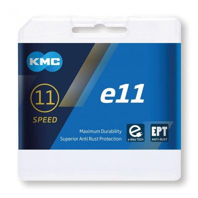 KMC Kette E-Bike e11 EPT fér 11-fach 136-Glieder E-25 - Fahrradkette