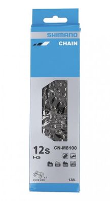 Shimano Kette DEORE XT CN-M8100 12-fach 138 Glieder Kette - 12-fach Antrieb fér Mount