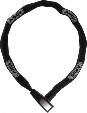 ABUS Kettenschloss Steel-O-Chain 8807K/110 cm black - 7 mm Vierkantkette, 110 cm Läng