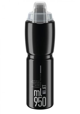 Elite Trinkflasche Jet Plus 950 ml schwarz grau
