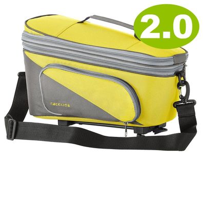 Racktime Gepäckträgertasche Trunkbag TALIS PLUS 2.0 gelb grau 15 Liter