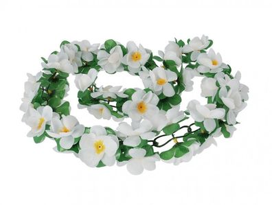 Basil Garland Blumengirlande Flower weiß - Fahrrad Dekoration fér Lenker und Korb - Z
