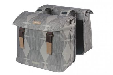 Basil Doppelpacktasche Elegance chateau taupe Größe 16x40x38 cm 40-49ltr