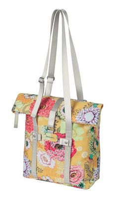Basil Schultertasche Bloom Field Shopper honey yellow 30x15x38 cm 20l - Fahrradtasche