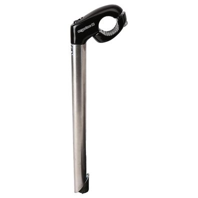 Ergotec Cat 2 Tube Vorbau 25,4 mm 40 mm 35Â° schwarz/silber Level 2, 300 mm Schaft, E