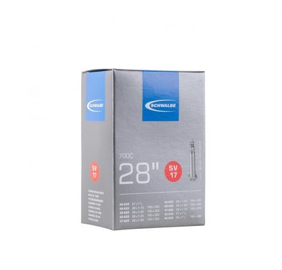 Schwalbe SV17 Fahrradschlauch 28\" (700C), 40 mm Sclaverandventil, Reifenbreiten 28-4