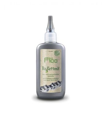 DR WACK F100 Bio Kettenöl Flasche 100ml - Biologisch abbaubares Fahrrad Kettenöl - Pf