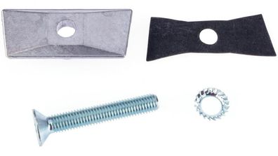 Hebie Adapterplatte fér Zweibeinständer mit langer Schraube M10 x 65 mm