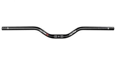 Ergotec Fahrradlenker Bégel Riser-Bar 50 ß 25,4 mm 680 mm Höhe 50 mm 12Â° schwarz