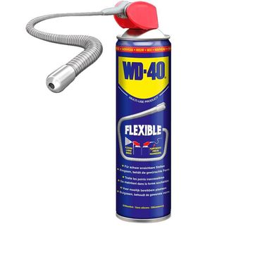 WD-40 Flexible 400 ml - vielseitiges Multifunktionsöl mit flexiblem Spréhrohr