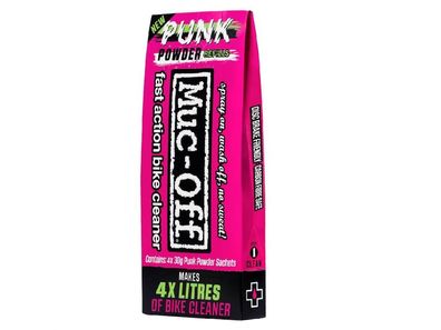 Muc Off Punk Powder 4 Pack - Plastikfreier Fahrradreiniger mit biologisch abbaubaren