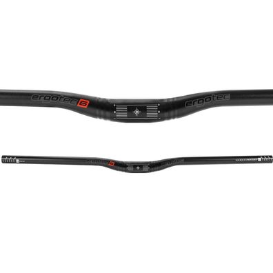 Ergotec Lenker Low Riser Bar ß 31.8 mm 780 mm Rise 15 mm 12Â° schwarz
