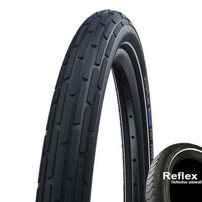 Schwalbe Drahtreifen FAT FRANK Active Line 27,5x2,4 Zoll (60-584) Schwarz/Reflex - st