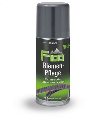 F100 Riemenpflege Spray 100 ml - Dynamischer Schutzfilm fér längere Lebensdauer