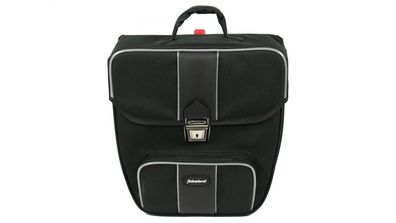 Haberland Einzeltasche 16l Safe schwarz - sichere, formstabile Gepäckträgertasche