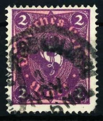 D-REICH INFLA Nr 191 gestempelt gepr. X4C0136