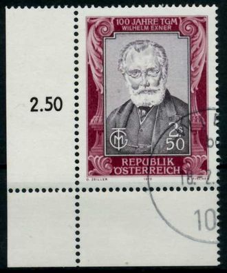 Österreich 1979 Nr 1625 gestempelt ECKE-ULI X80D93A