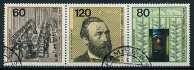 BRD ZD AUS BLOCK 19 Nr 1215 + 1217 + 1216 gestempelt 3ER STR X8ADB42