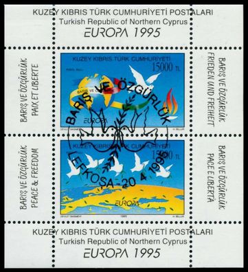Türkisch-zypern Block 14 zentrisch gestempelt S039CB2