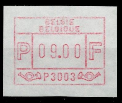 Belgien ATM Nr 1-A3003-09.00F postfrisch X941C76