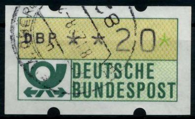 BRD ATM 1981 Nr 1-1-020 gestempelt X97027E