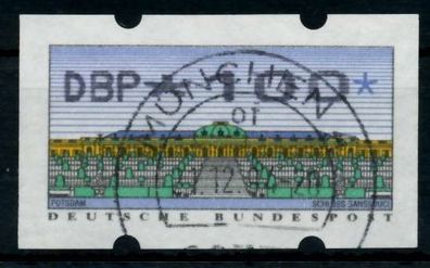 BRD ATM 1993 Nr 2-2.1-0100 zentrisch gestempelt X9744BE