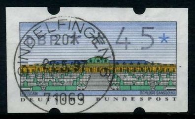 BRD ATM 1993 Nr 2-1.1-0045 gestempelt X974506