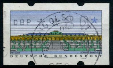BRD ATM 1993 Nr 2-1.1-0080 zentrisch gestempelt X97427A