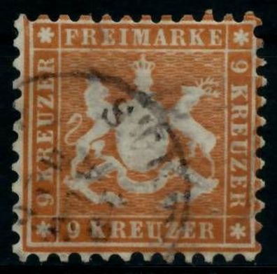 Württemberg Ausgabe VON 1863 Nr 28b gestempelt X6BBC0A