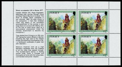 JERSEY Heftchenblatt Nr HB 0-65 postfrisch S01471E