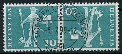 Schweiz Zusammendruck Nr K46y zentrisch gestempelt WAAGR PAA X72902A