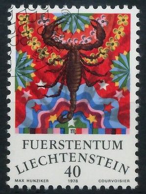 Liechtenstein 1978 Nr 713 gestempelt SB4C3C2