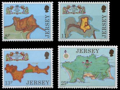 JERSEY 1980 Nr 212-215 postfrisch SE665EE