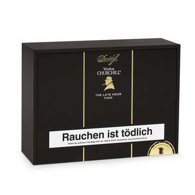 Davidoff Winston Churchill The Late Hour Toro Zigarren 20er Kiste