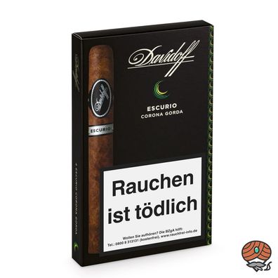 Davidoff Escurio Corona Gorda Zigarren 4er Pack Dominikanische Republik