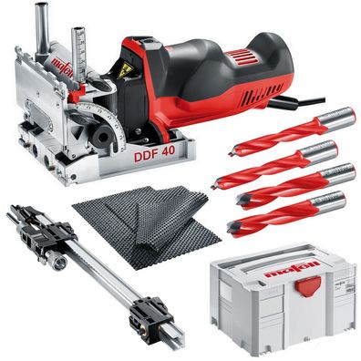 Mafell DuoDübler DDF 40 MaxiMAX im T-MAX 230V Bohrtiefe bis 40mm bohren 918602