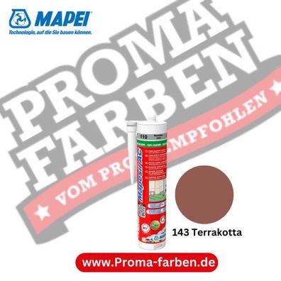 Mapei Mapesil AC 310ml Silikon-Dichtstoff 143 Terrakotta