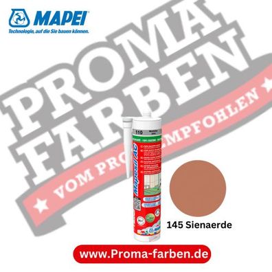Mapei Mapesil AC 310ml Silikon-Dichtstoff 145 Sienaerde