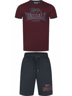 Lonsdale Maist T-Shirt &amp; Shorts Set Normale Passform