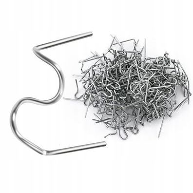 Rosfix Kunststoffklammern S-Form 0,6 mm – 100 Stück | für Reparaturen