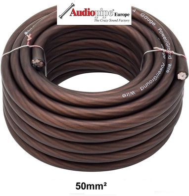 Verstärker Endstufen Anschluss Powerkabel 50mm2 schwarz Masse TOP PREIS