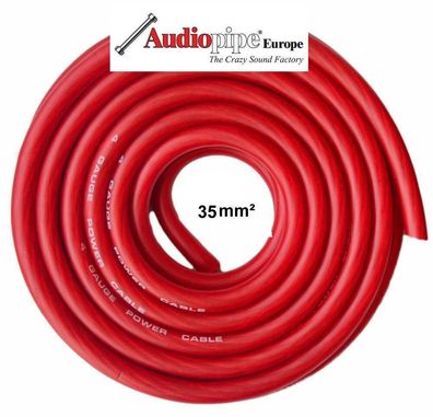 2m Verstärker Endstufen Anschluss Powerkabel rot 35mm2 TOP PREIS