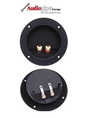 Lautsprecherterminal rund 105mm Terminal 2- polig TOP Preis !!!