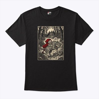 Little Red Riding Hood Inverted Story T-Shirt Hoodie Sweatshirt Herren Damen
