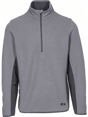 Trespass Hoodie / Sweatshirt Wotterham - Male Knitted Top Storm Grey