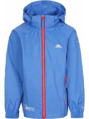Trespass Kinder Regenjacke Qikpac X - Unisex Kids Packaway Jacket Tp75 Blue