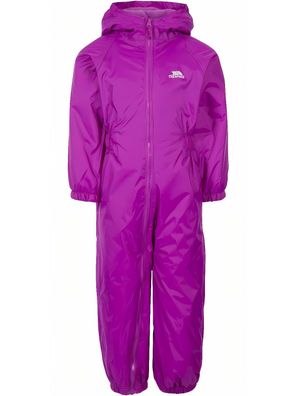 Trespass Kinder Regenset Dripdrop - Childs Rain Suit Purple Orchid