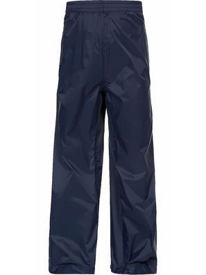 Trespass Kinder Regenhose Qikpac Pant - Unisex Kids Packaway Trousers Navy